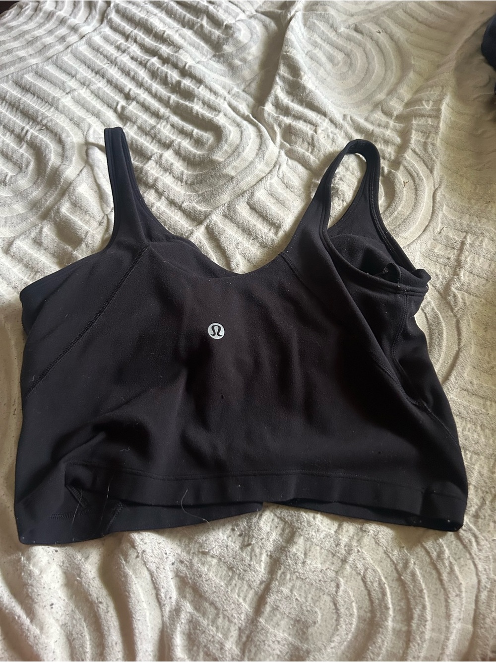 lululemon athletica Black Tank Sports Bra Top